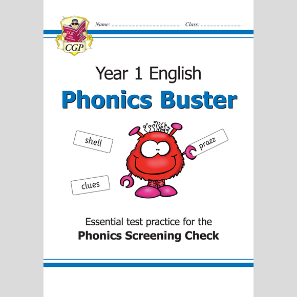 KS1 Year 1 English Phonics Buster For the Phonics Screening Check In CGP