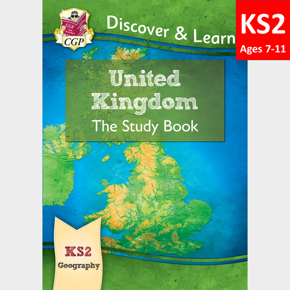 KS2 Ages 7-11 Geography United Kingdom Study Book CGP