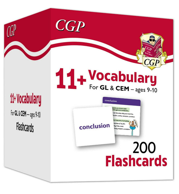 11 Plus Year 5 GL CEM Vocabulary Flashcards  Ages 9-10 CGP