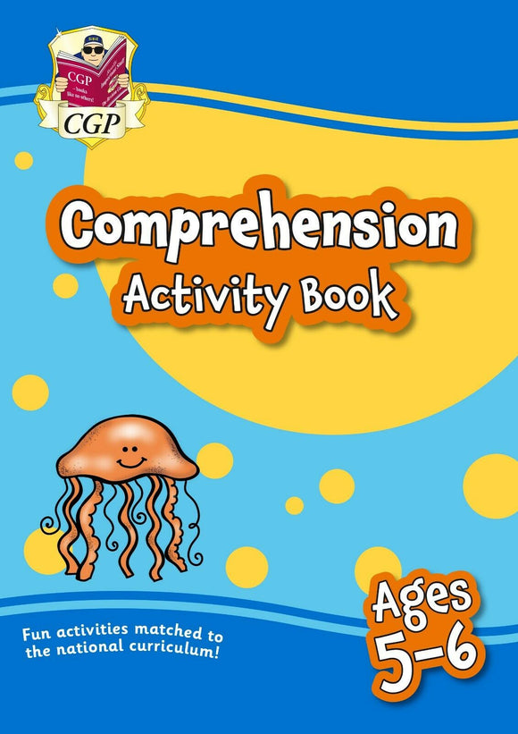 KS1 Year 1 English Comprehension Catch up and Home Learning Activity Book CGP