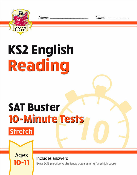 KS2 English SAT Buster 10-Minute Tests Reading - Stretch with Answer CGP