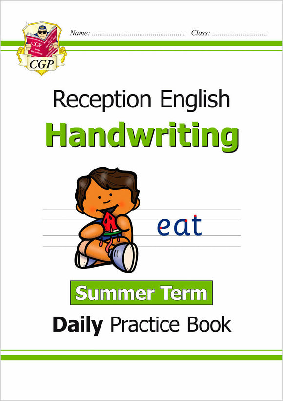 Reception Ages 4-5 Handwriting Daily Practice Book- Summer Term CGP