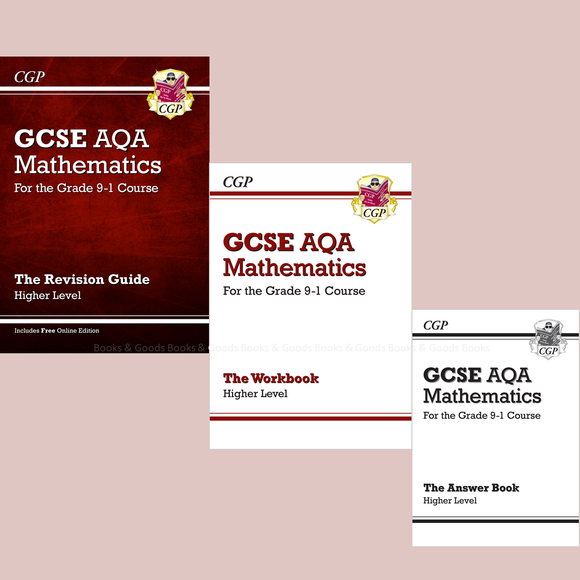 GCSE Maths AQA Revision Guide & Workbook Higher Grade 9-1 Course with Answer CGP