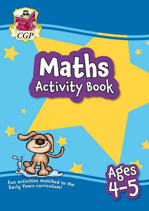 Primary Ages 4-5 Maths Home Learning Activity Book with Answer Reception CGP