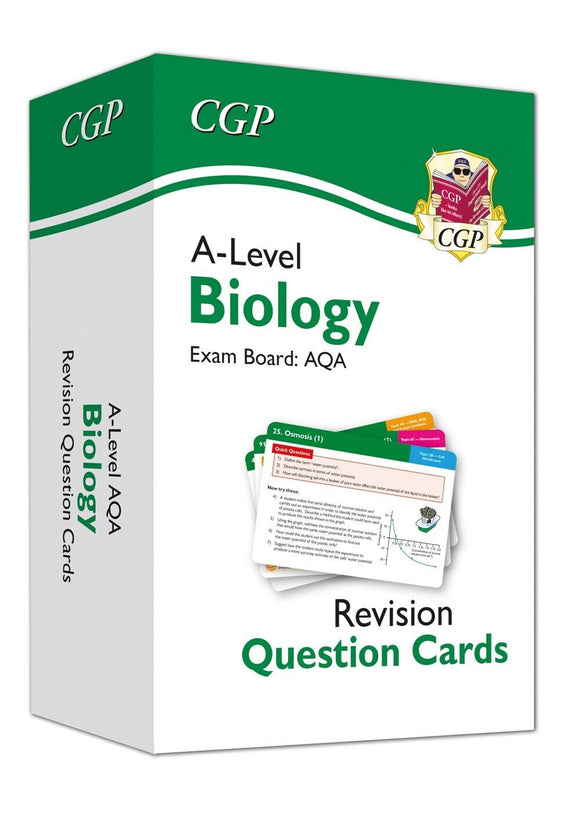 A-Level Biology AQA Revision Question Cards Cgp Science