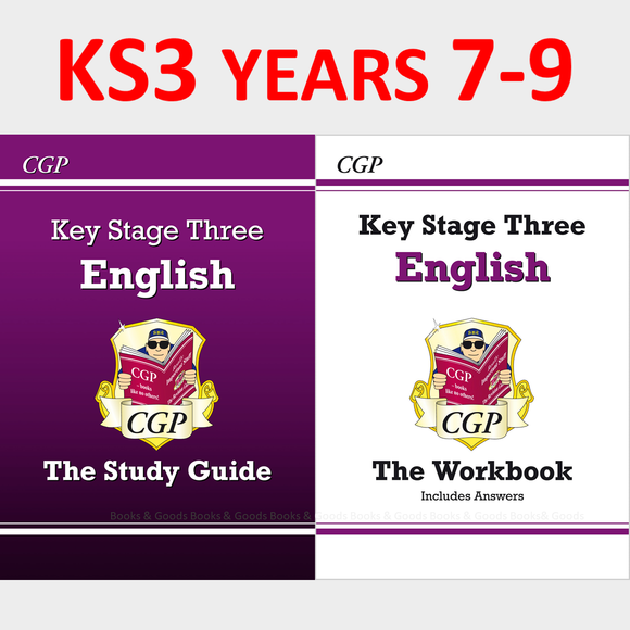 KS3 Years 7-9  English Study Guide and Workbook with Answer CGP