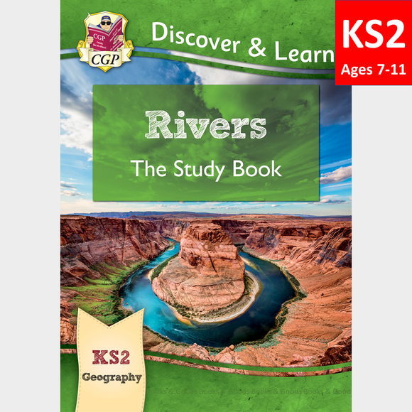 KS2 Ages 7-11 Geography Rivers Study Book CGP