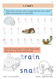Ages 4-5 English Targeted Practice Book Handwriting  Reception CGP
