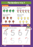 Reception 4-5 Maths English 6 Books Bundle workbooks Preschool