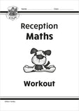 KS1 Ages 4-5 Reception Level Maths  Workout  with Answer CGP