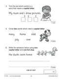 KS1 Year 1 English 10-Minute Test Grammar Punctuation & Spelling with Answer CGP