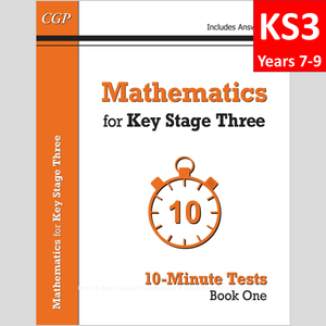 KS3 Years 7-9 Mathematics 10 Minute Tests Book 1 with Answer CGP