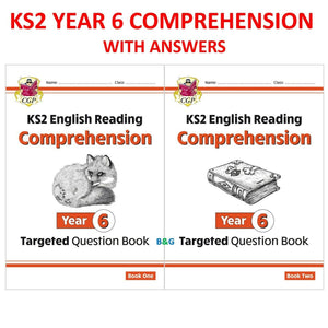 KS2 Year 6 English Targeted Question Reading Comprehension Book 1,2 with ANSWER