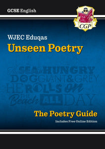 New GCSE English WJEC Eduqas Unseen Poetry Guide CGP