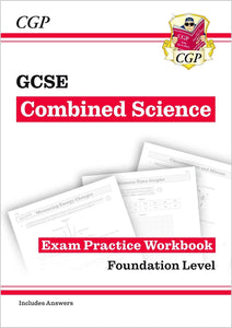 GCSE Combined Science Exam Practice Workbook Foundation with Answer KS4 CGP 2021