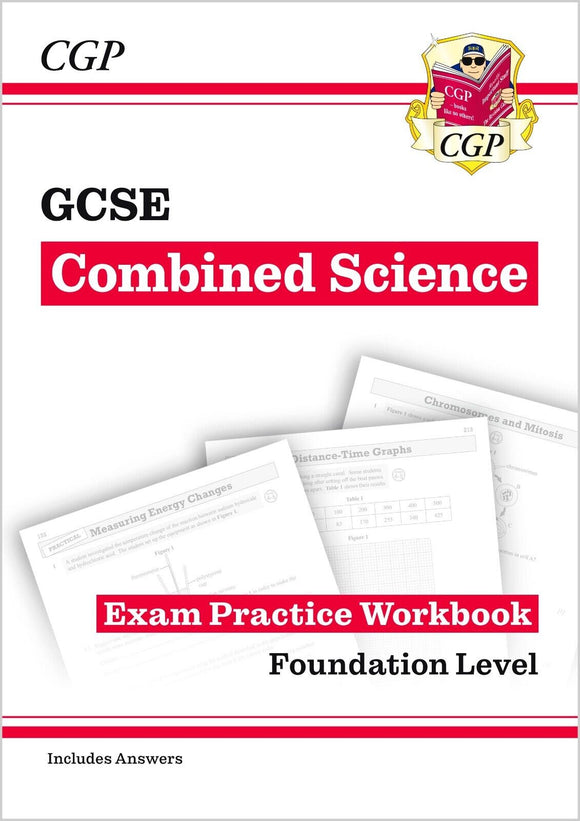 GCSE Combined Science Exam Practice Workbook Foundation with Answer KS4 CGP 2021