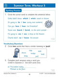 KS1 Year 2 English 10 Minute Weekly Workouts Spelling Vocabul with Answer CGP