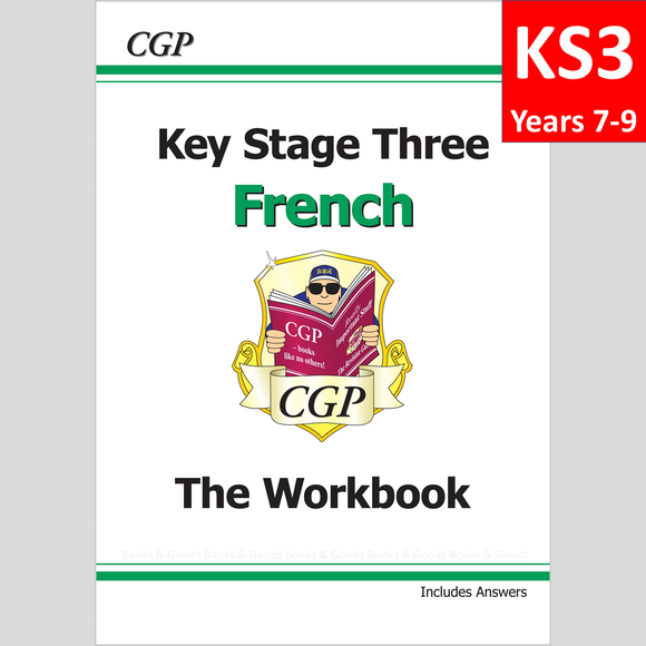 KS3 Years 7-9  French Workbook with Answer CGP