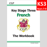 KS3 Years 7-9  French Workbook with Answer CGP