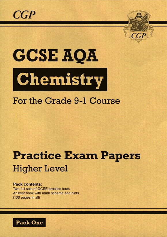 Grade 9-1 GCSE Chemistry AQA Practice Papers: Higher Pack 1 with Answer CGP