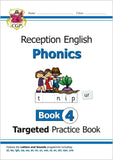 Reception Ages 4-5 Phonics English Targeted Practice Book 4 CGP
