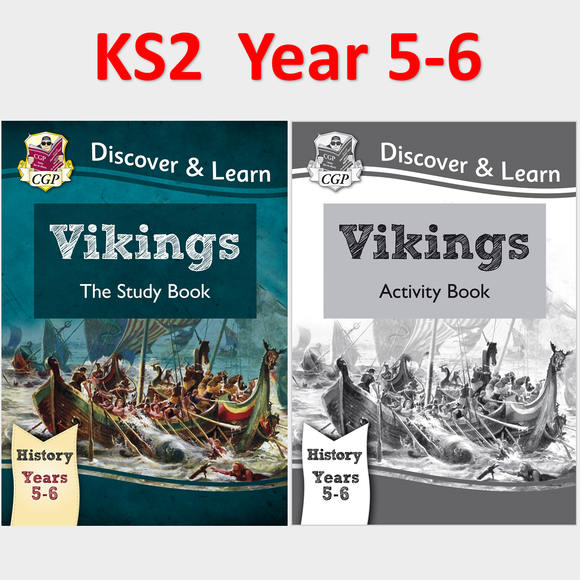 KS2 History Vikings Study and Activity Books Ages 9-11 CGP