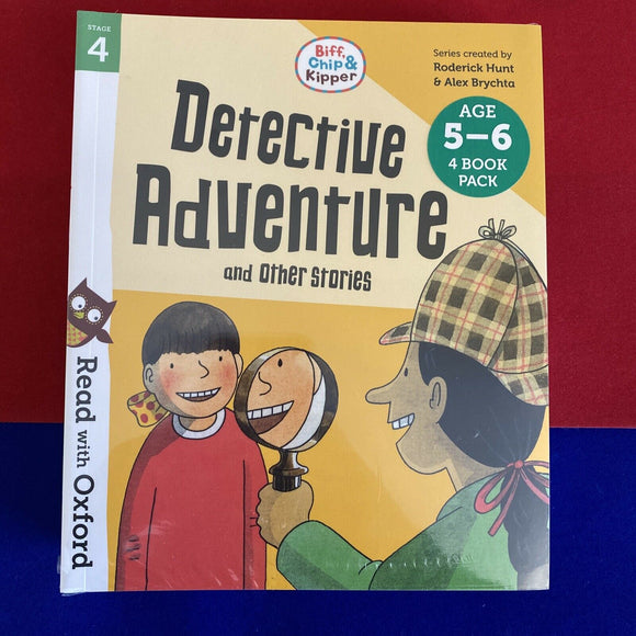 Read With Oxford Phonics Biff, Chip & Kipper 4 Books - Stage 4 - Ages 5-6