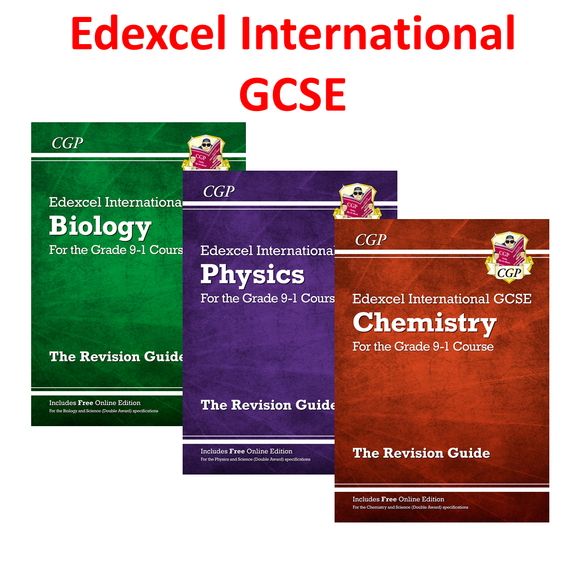 Edexcel International Grade 9-1 GCSE Science Revision Guide with Answer 3 Books