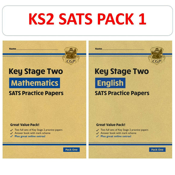 KS2 SATS Practice Papers Maths and English Pack 1 - For 2022 Tests CGP