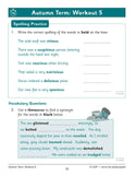 KS2 Year 5  English 10 Minute Weekly Workout Spelling Vocabulary with Answer CGP