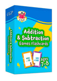 New KS2 Year 3 Maths Addition and Subtraction Games Flashcards for Ages 7-8 CGP