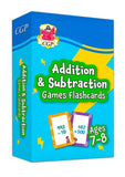 New KS2 Year 3 Maths Addition and Subtraction Games Flashcards for Ages 7-8 CGP