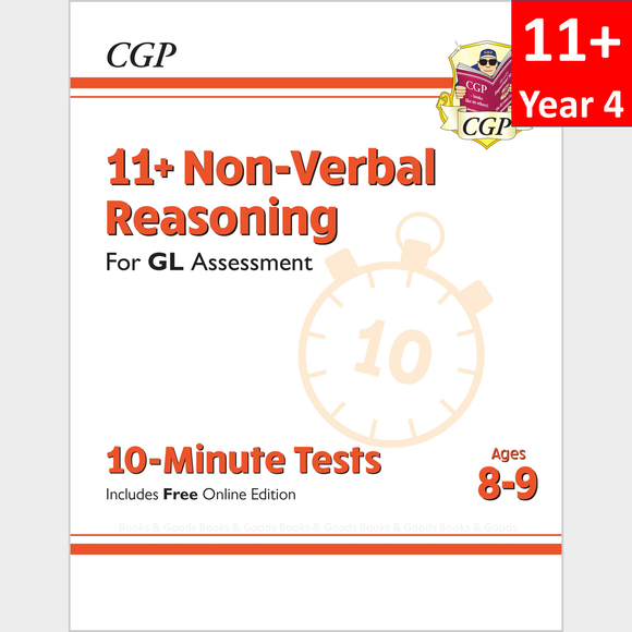 11 Plus Year 4 GL 10 Minute Tests Non Verbal Reasoning with Answer CGP
