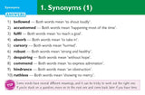 11 Plus Year 6 CEM Revision Question Cards Verbal Reasoning Vocabulary CGP