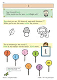 Ages 4-5 English Targeted Practice Book Phonics Reception Book 2 CGP