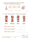 KS1 Year 1 Maths and English 10 Minute Weekly Workouts with Answer CGP