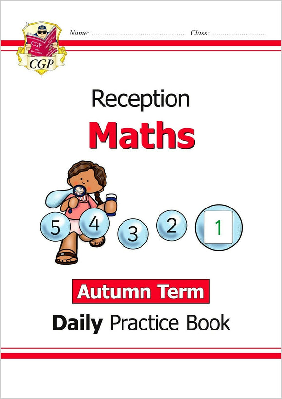 Reception Maths Daily Practice Book Ages 4-5 with Answer Autumn Term CGP