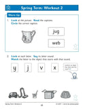 Ages 4-5 English Phonics 10 Minute Weekly Workouts Reception Level CGP