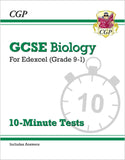 Edexcel GCSE Grade 9-1 Biology Chemistry Physics 10 Minute Tests with Answer CGP