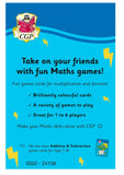 New KS2 Year 4 Maths Multiplication & Division Games Flashcards For Ages 7-8 CGP