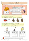 Ages 4-5 English Targeted Practice Book Phonics Reception Book 2 CGP