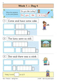 KS1 Year 1 Daily Practice Book Maths Phonics and English 3 Books Spring Term CGP