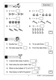 KS1 Year 1 Maths Targeted Study and Workouts 3 Books Bundle with Answer CGP