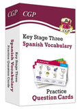 KS3 Spanish Revision & Practice Workbook Vocabulary Practice Question Cards CGP