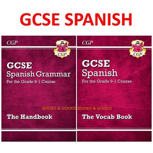 GCSE Spanish Grammar Handbook & Vocabulary Book KS4 CGP
