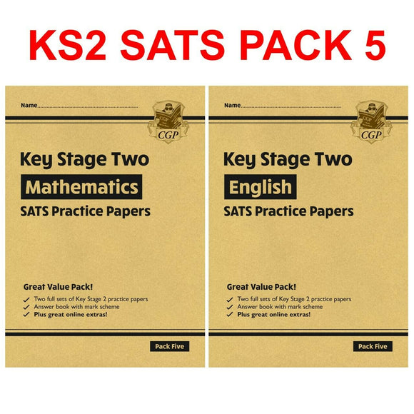 KS2 SATS Practice Papers Maths and English Pack 5 - For 2022 Tests CGP
