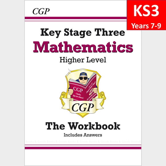 KS3 Years 7-9 Maths Workbook with Answers Higher Level CGP New