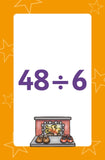 New KS2 Year 4 Maths Multiplication & Division Games Flashcards For Ages 7-8 CGP