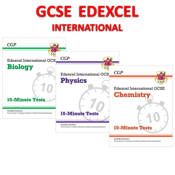 GCSE Grade 9-1 Edexcel International Science 10-Minute Tests with answers CGP