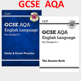 GCSE AQA English Language Study & Exam Practice Grades 5-1 with Answer CGP